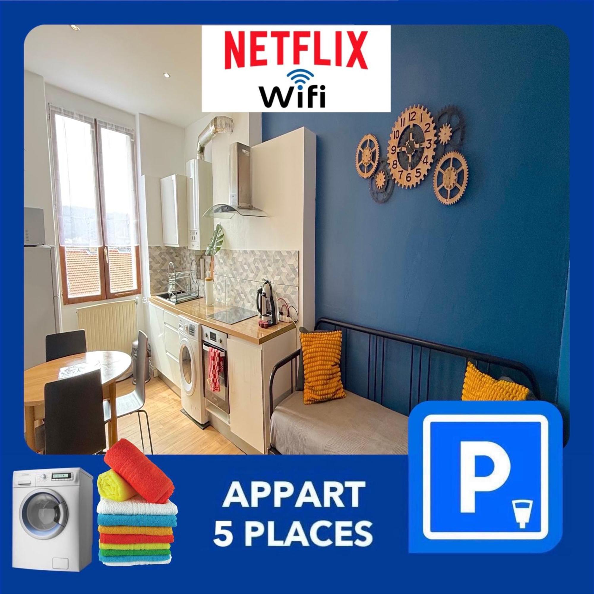 012 Chic & Cosy F2 34M2 Hypercentre Wifi Smart Tv Netflix Apartment แซงต์-เอเตียน ภายนอก รูปภาพ